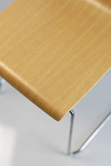 Sedus "Meet chair" mt-246, Kufenstuhl, Chrom/Eiche