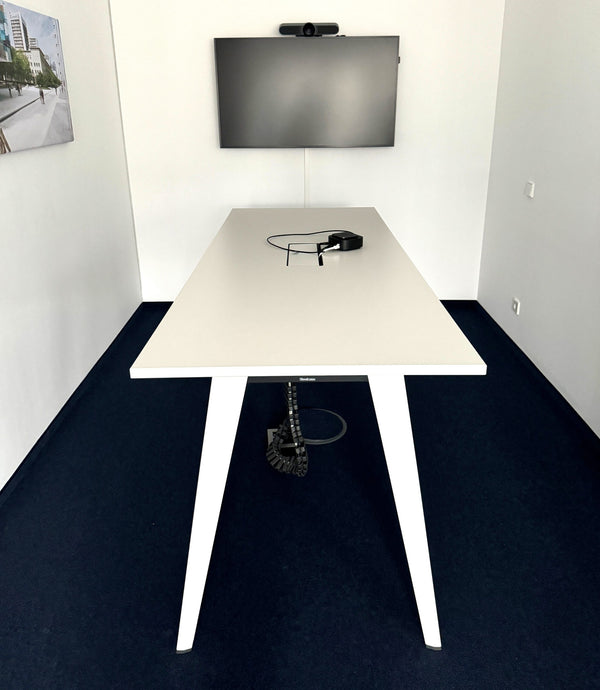 Konferenzstehtisch b-free, weiß - Steelcase