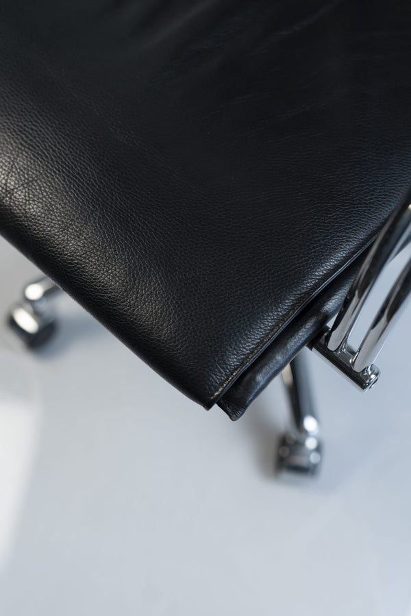 Walter Knoll, Drehstuhl, Leder, Chrom/Schwarz