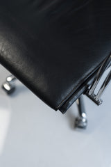 Walter Knoll, Drehstuhl, Leder, Chrom/Schwarz