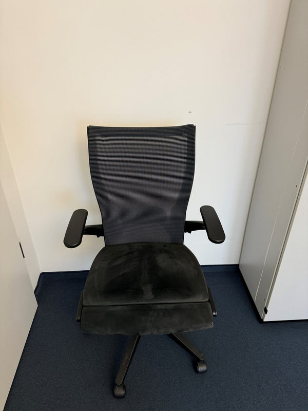 Bürodrehstuhl "Comforto", schwarz - Haworth