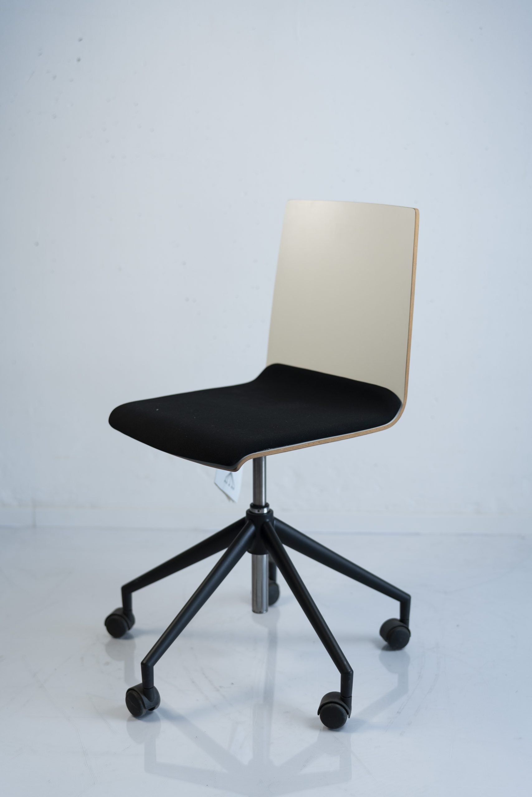 Sedus "meet chair mt 203", Drehstuhl, Holz/Stoff, Weiß/Schwarz